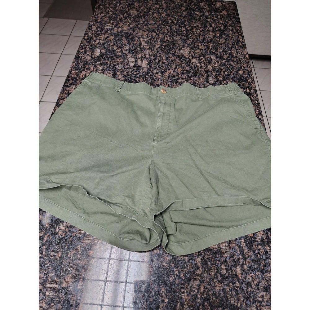 Old Navy Everyday Shorts Mens 3X Olive Green Elastic Waist Casual Twill